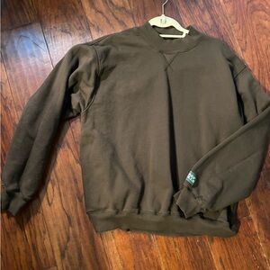 Daily Drills Aspen Collection Chocolate Brown M/L Sweatshirt